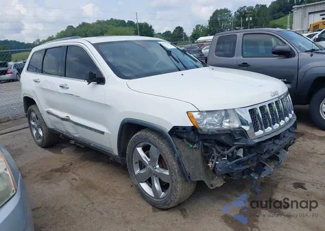 2012 Jeep Grand Cherokee Overland z USA, uszkodzony, nr VIN 1C4RJFCT9CC192146